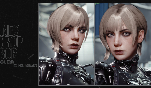 《赛博朋克2077》伊内斯短款波波头MOD