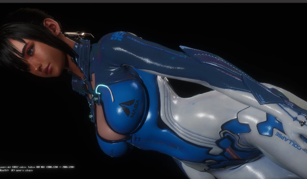 《剑星》性感渡鸦浅蓝白配色HDR增强版MOD