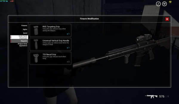 《致命解药》枪械配件修改MOD