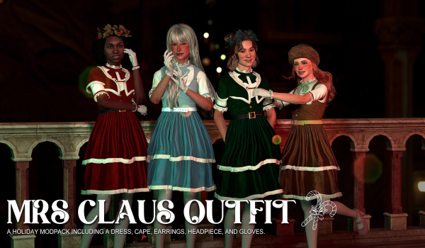 《霍格沃茨之遺》圣誕夫人套裝MOD