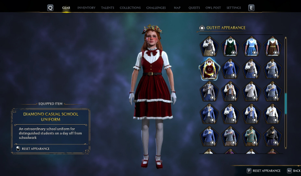 《霍格沃茨之遺》圣誕夫人套裝MOD