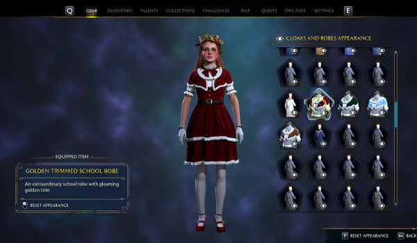 《霍格沃茨之遺》圣誕夫人套裝MOD