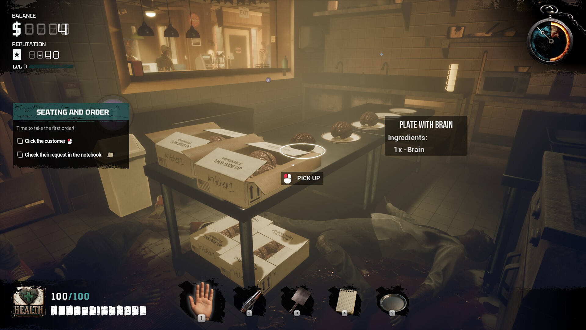 僵尸餐馆模拟器截图