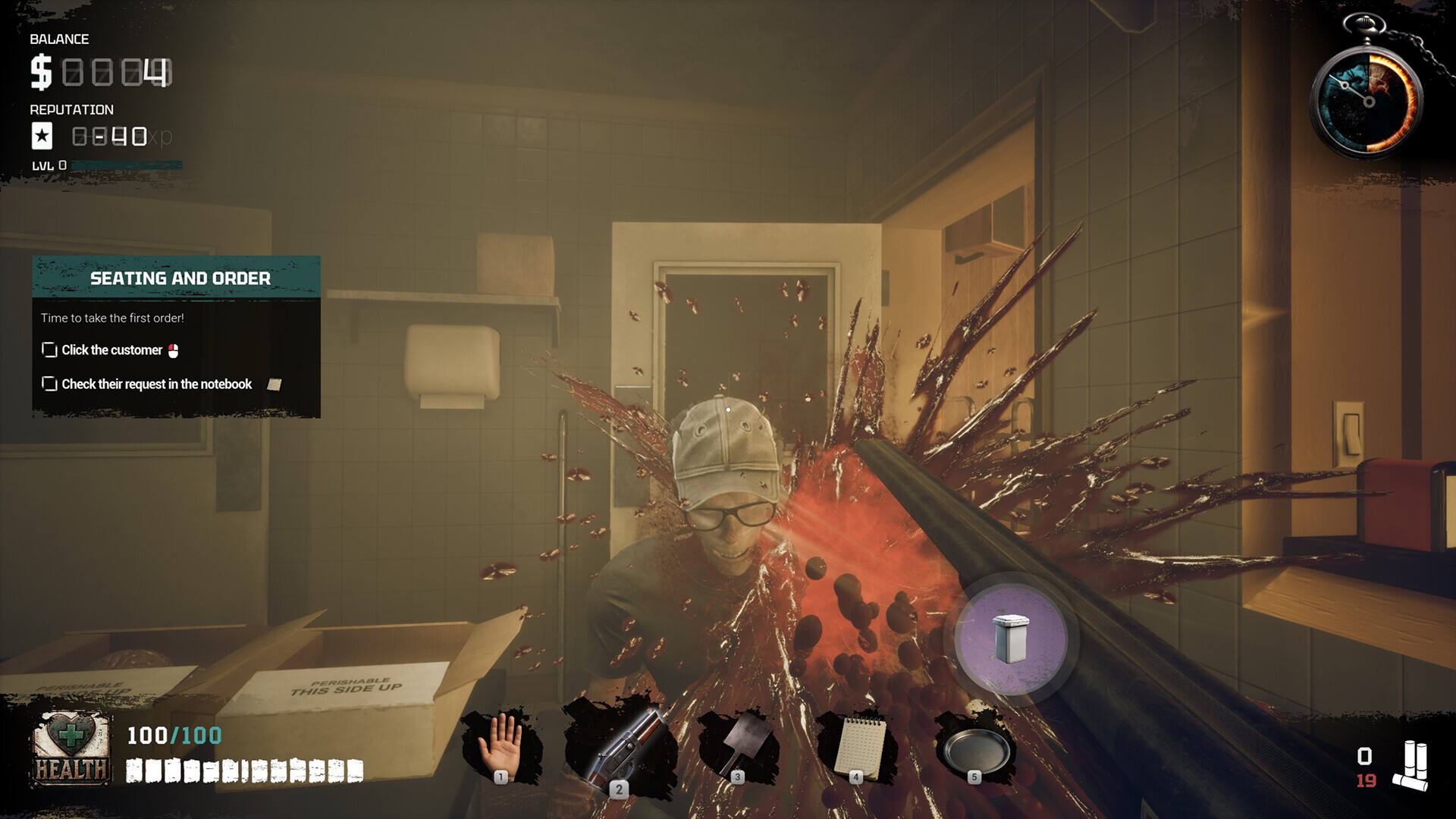 僵尸餐馆模拟器截图