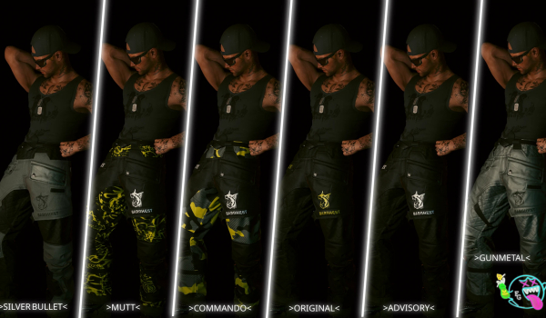 《賽博朋克2077》巴蓋斯特工裝褲MOD