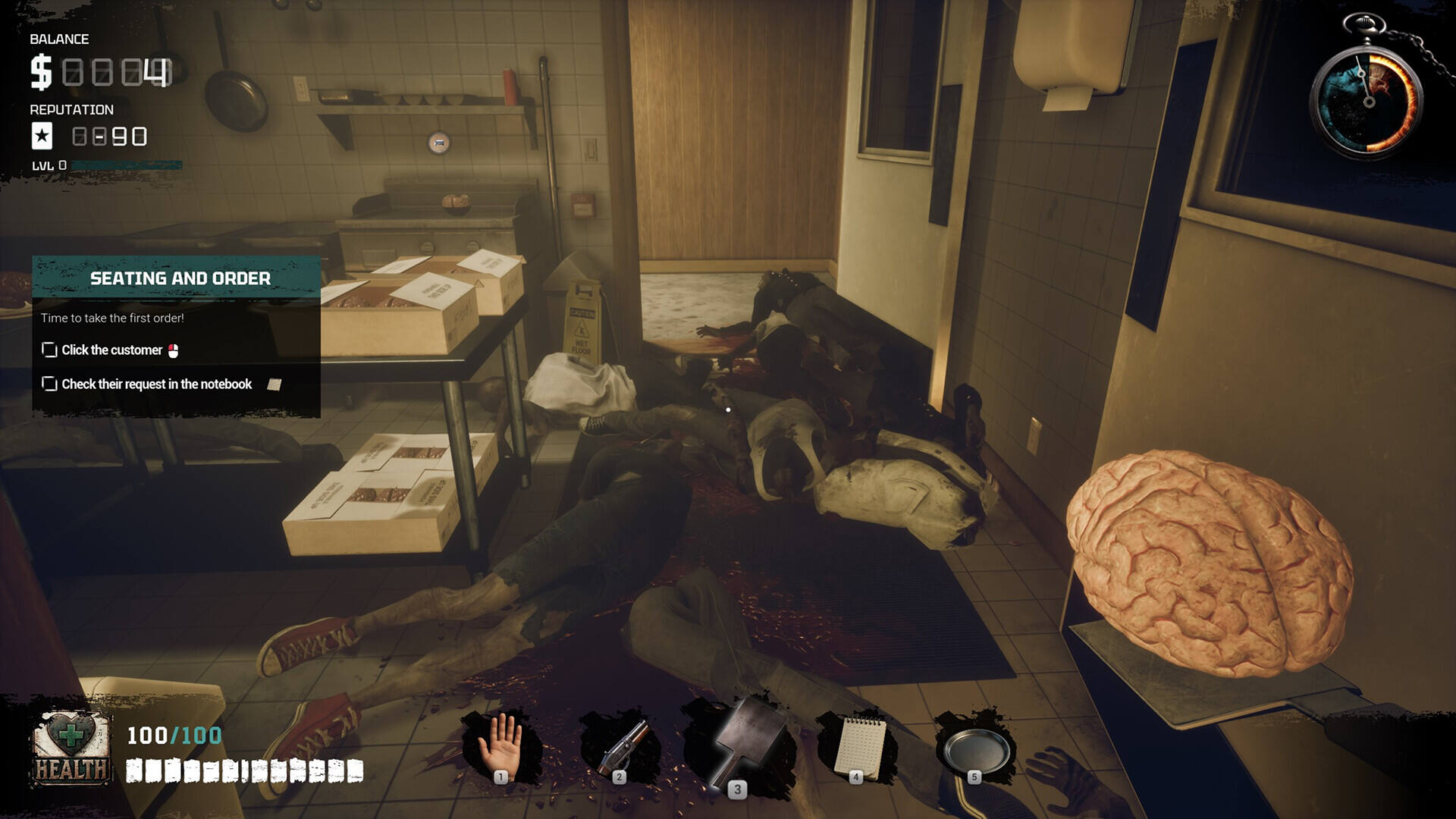 僵尸餐馆模拟器截图