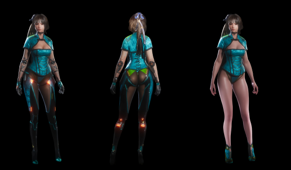 《剑星》A16牡丹绣球花套装MOD