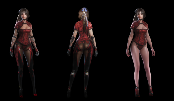 《剑星》A16牡丹绣球花套装MOD