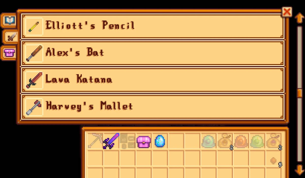 《星露谷物语》武器陈列柜MOD