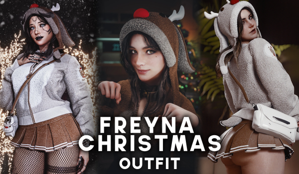 《赛博朋克2077》芙蕾娜圣诞礼服MOD