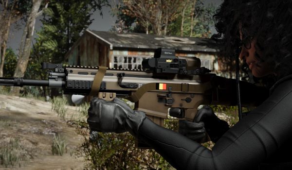 《辐射4》FN SCAR H突击步枪MOD