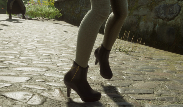 《霍格沃茨之遺》校服配套高跟長靴MOD