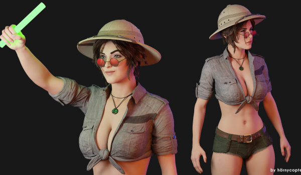 《古墓丽影：暗影》硬核劳拉丛林探险装MOD