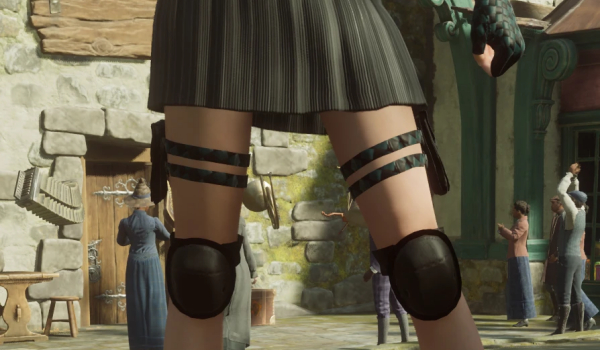 《霍格沃茨之遺》短裙專用護膝配件MOD