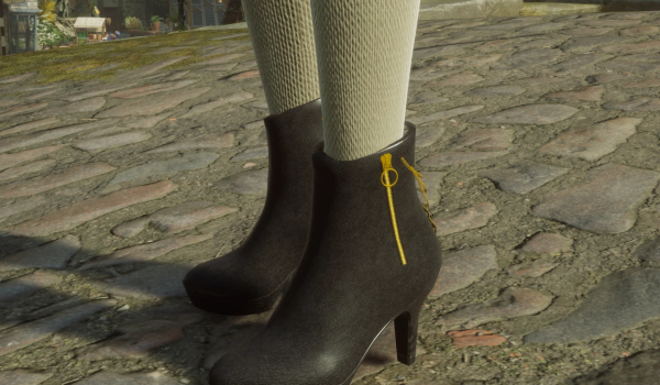 《霍格沃茨之遺》校服配套高跟長靴MOD