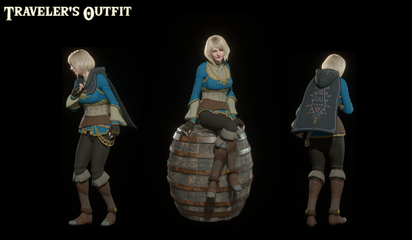 《生化危机4：重制版》阿什莉旅行者套装MOD