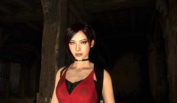 《生化危机4：重制版》艾达红色挑染发型MOD