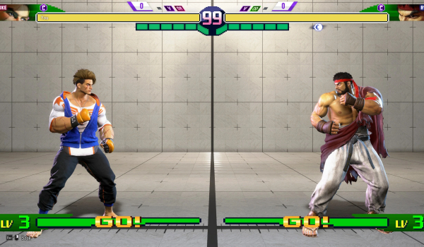 《街头霸王6》战斗界面头像移除红蓝遮罩MOD