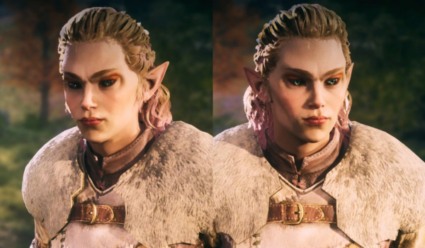 《上古卷轴5：天际重制版》自然木精灵角色预设MOD