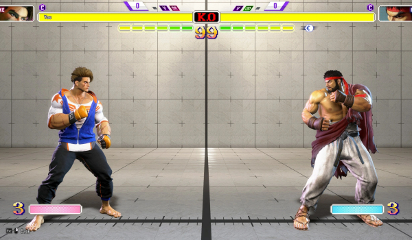 《街头霸王6》战斗界面头像移除红蓝遮罩MOD