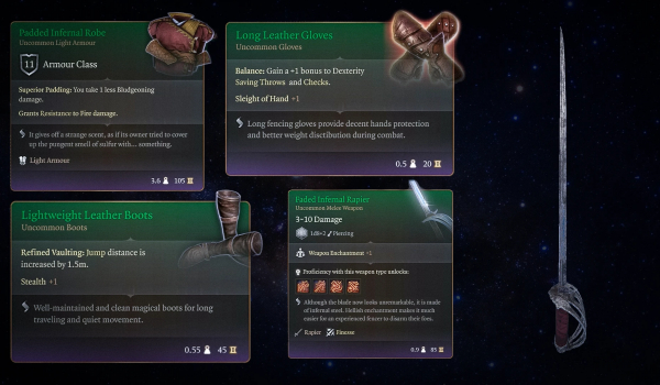 《博德之門3》威爾優化初始裝備MOD