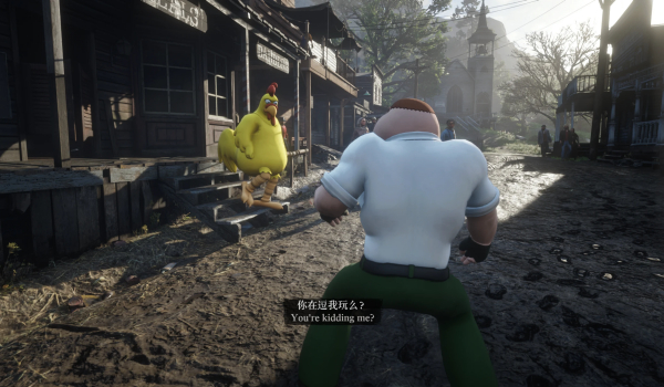 《荒野大鏢客2》巨人厄尼雞堡壘之夜風格MOD