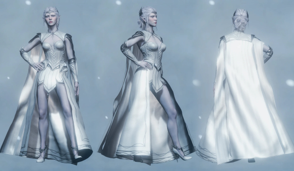 《博德之門3》冬之少女服裝鎧甲MOD