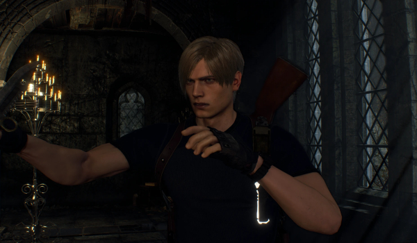 《生化危機4：重制版》里昂發型重制與經典混合版MOD