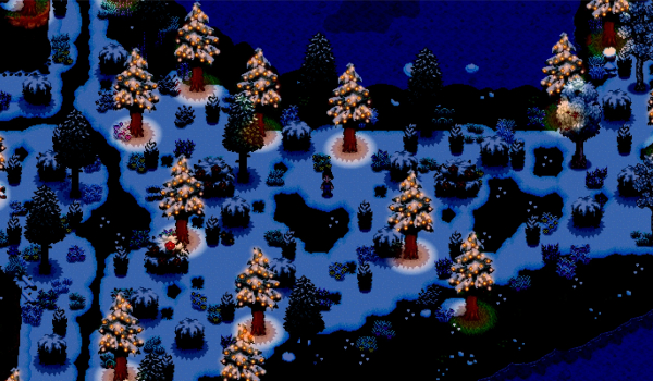 《星露谷物语》发光树灯MOD