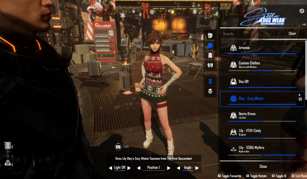 《剑星》莉莉TFD格蕾温馨冬季装CNS版MOD