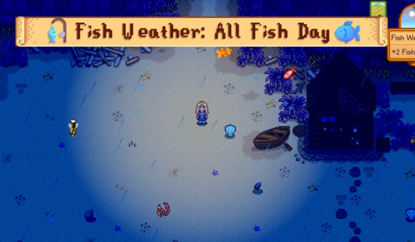 《星露谷物语》全鱼种夜间活动MOD