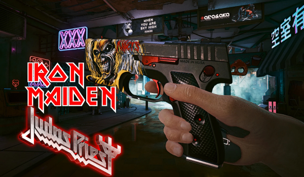 《赛博朋克2077》圣女与祭司枪械MOD