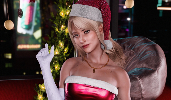 《赛博朋克2077》圣诞主题套装MOD