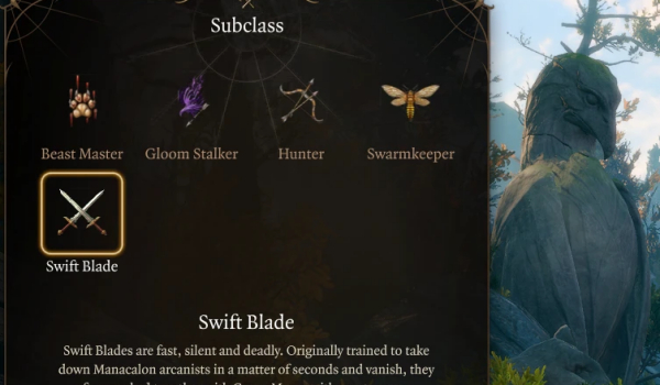 《博德之门3》迅捷剑刃索拉斯塔子职业拓展MOD