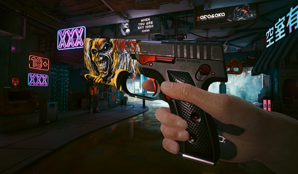 《赛博朋克2077》圣女与祭司枪械MOD