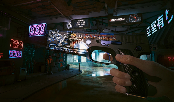 《赛博朋克2077》圣女与祭司枪械MOD