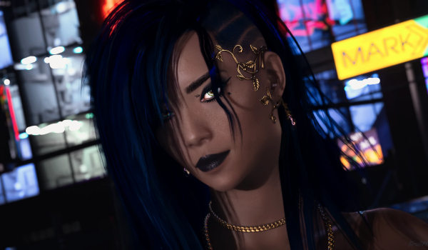 《赛博朋克2077》凯特琳飒爽发型CCXL版MOD