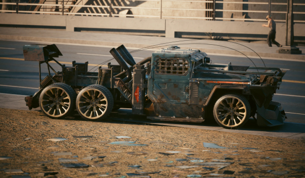 《赛博朋克2077》谷西6x6改装鼠车MOD