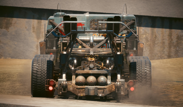 《赛博朋克2077》谷西6x6改装鼠车MOD