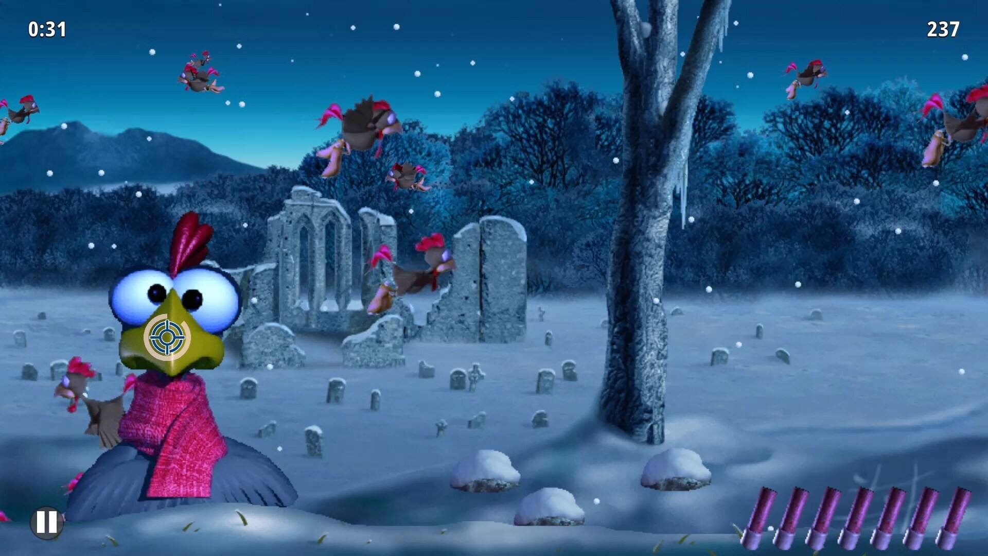 Moorhuhn冬季版壁纸