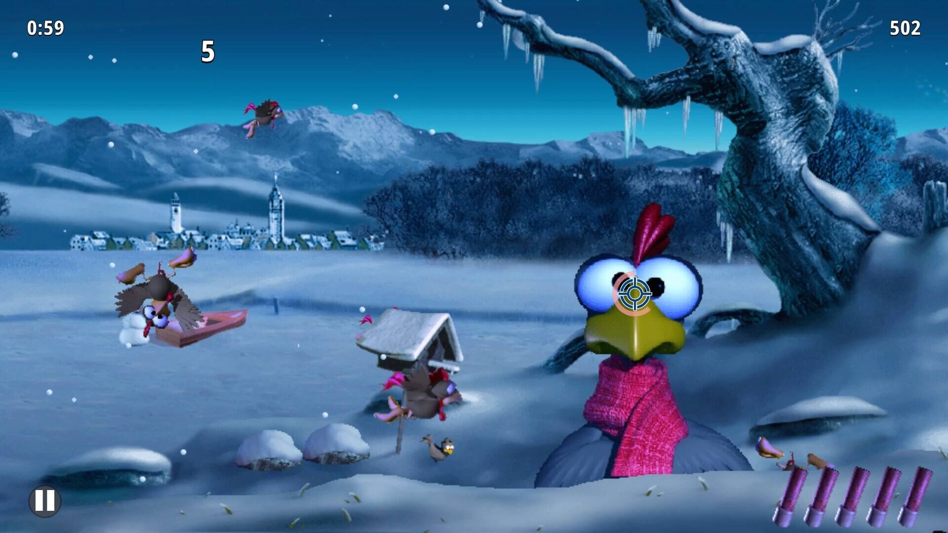 Moorhuhn冬季版壁纸