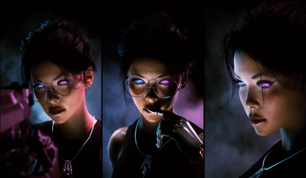 《赛博朋克2077》赛博光瞳眼CCXL版MOD