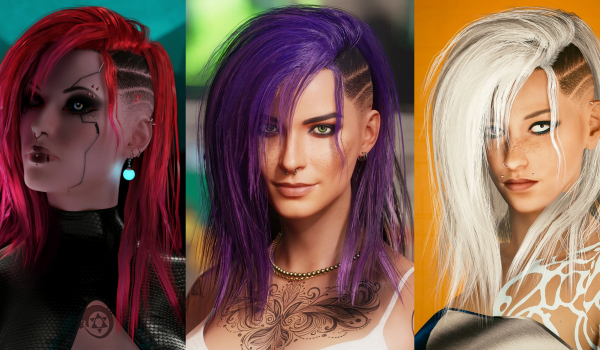 《赛博朋克2077》凯特琳飒爽发型CCXL版MOD