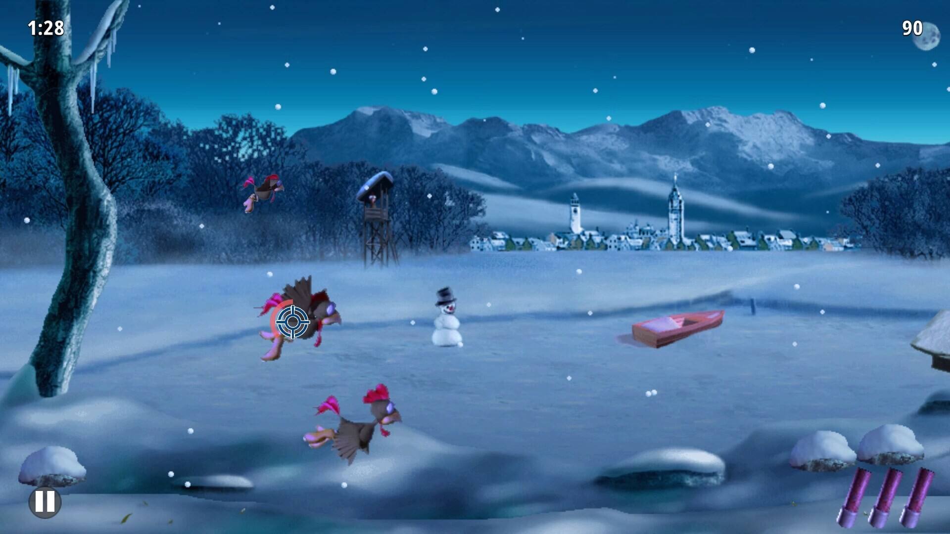 Moorhuhn冬季版壁纸