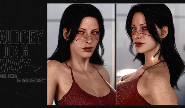 《赛博朋克2077》奥黛丽长波浪卷发CCXL发型MOD