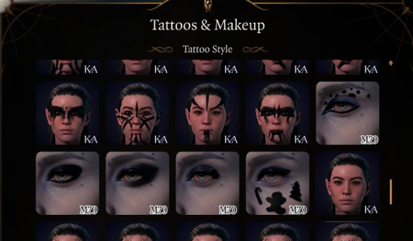 《博德之门3》节日彩妆与纹身迷你合集MOD