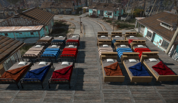 《辐射4》埃莱德温舒适床铺MOD