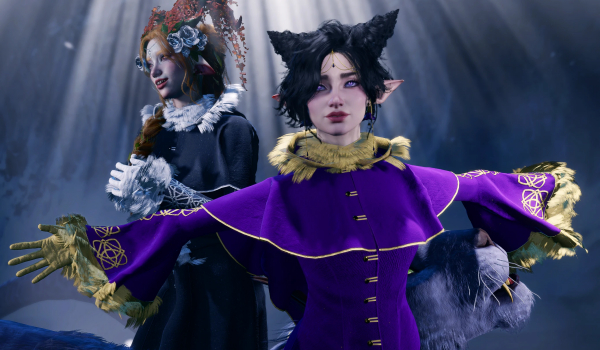 《博德之门3》雪落华服套装MOD