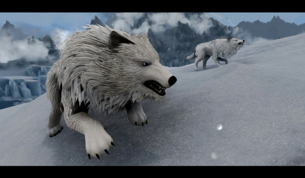 《上古卷轴5:天际重制版》恐狼(史前内容系列)特别版MOD