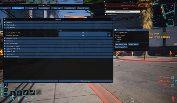 《赛博朋克2077》简易传送MOD